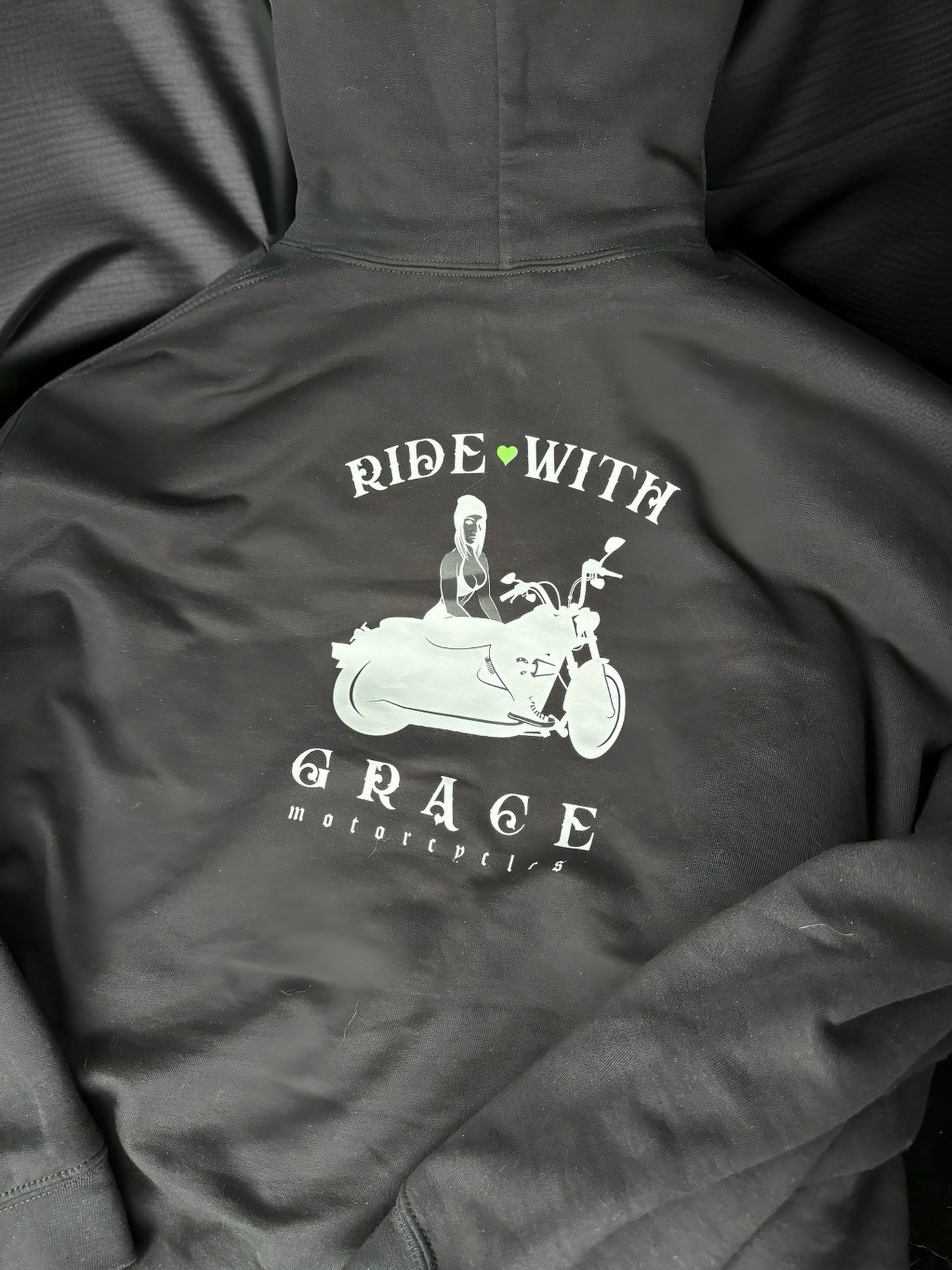 Large Back Logo on Black