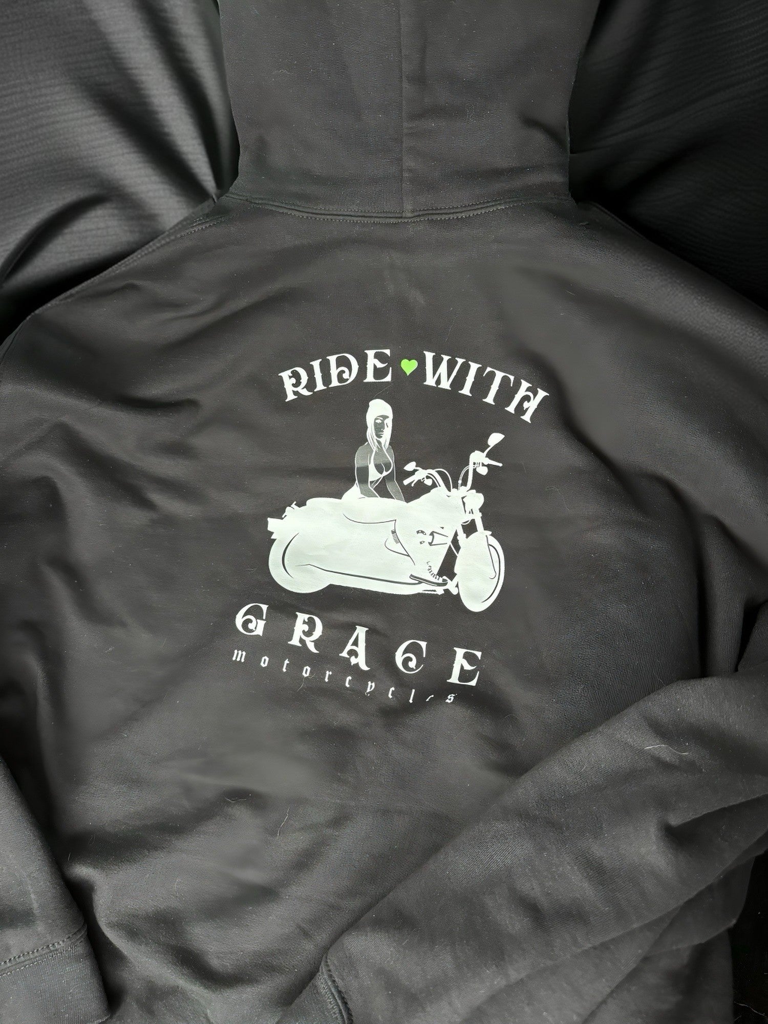 Large Back Logo on Black