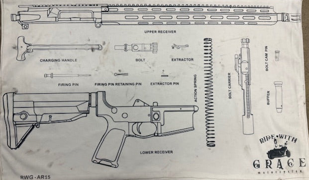 AR-15 Gun Cleaning Mat