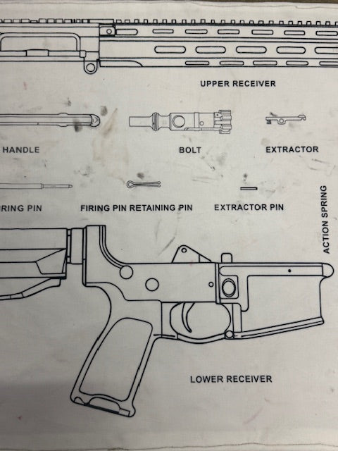 AR-15 Gun Cleaning Mat