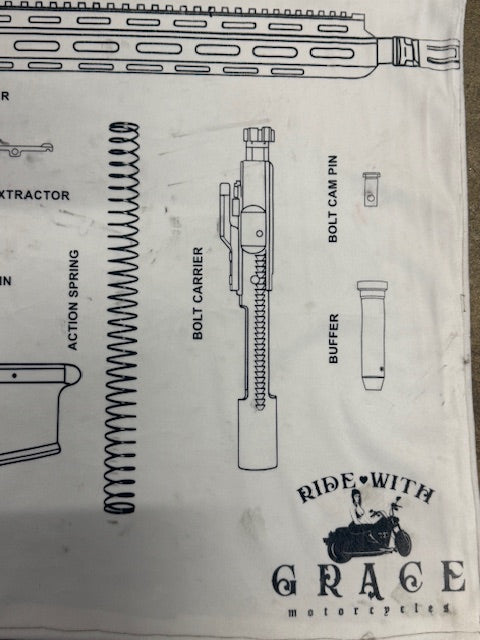 AR-15 Gun Cleaning Mat