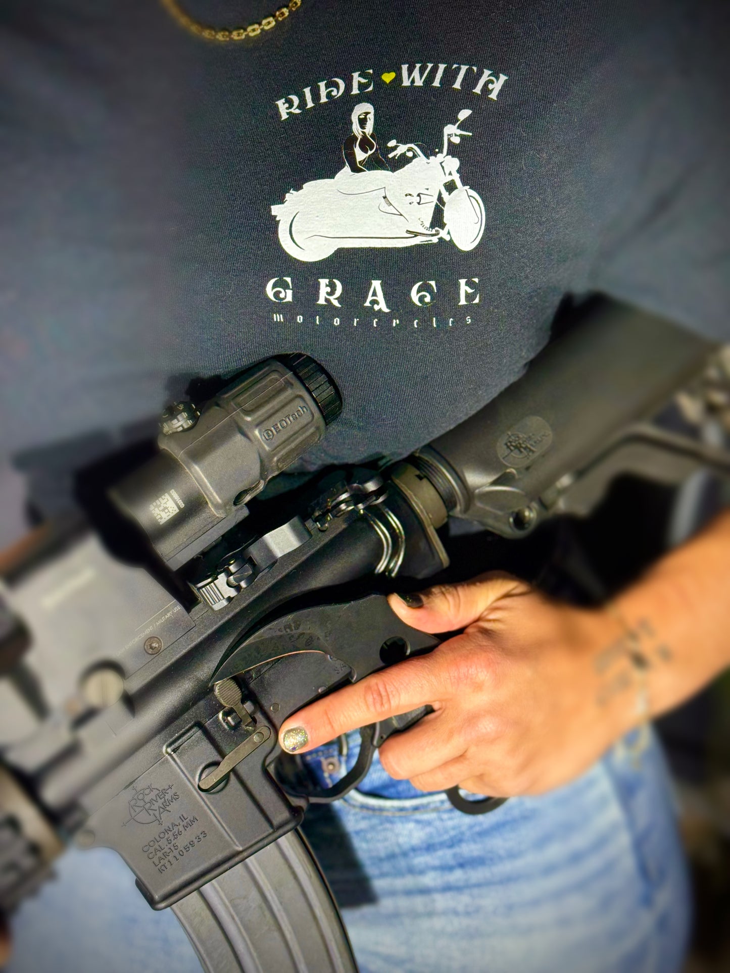 Ride With Grace Shop T-Shirt
